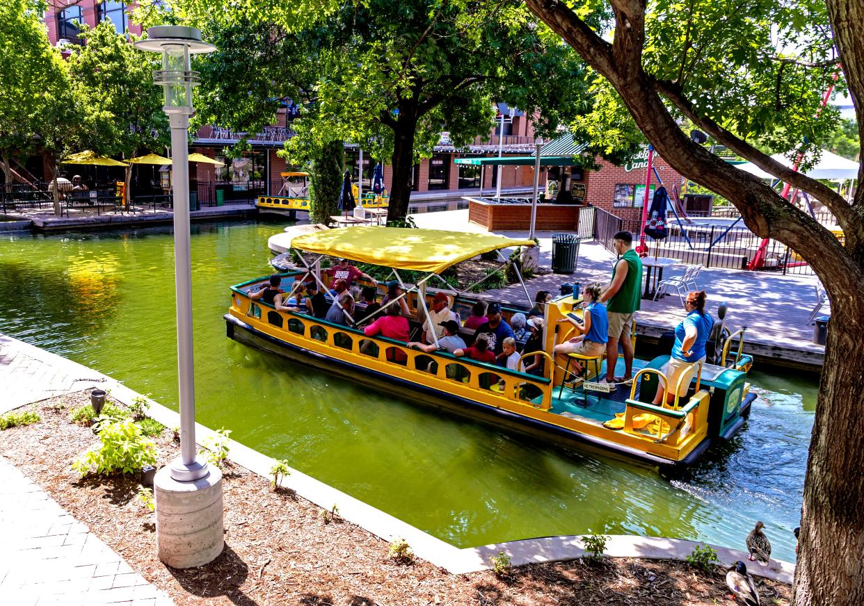 In 2021, the tourism industry generated a total $3.8 billion in economic impact for Oklahoma City, according to a new report. The Bricktown Canal is one of many tourism attractions in Oklahoma City.