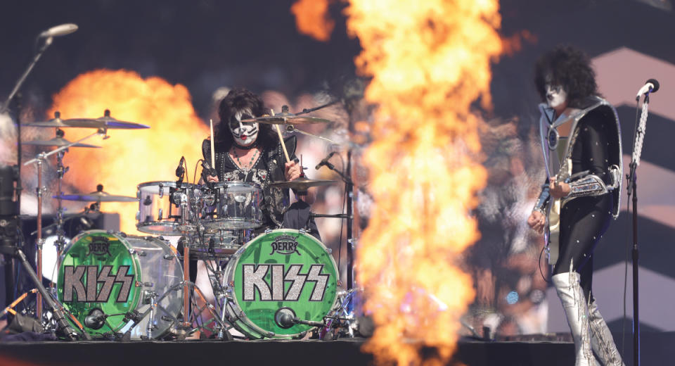 Drummer and watch collector, Eric Singer, keeping time.