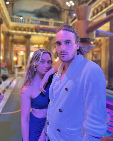 <p>Stefanos Tsitsipas and Paula Badosa Instagram</p> Stefanos Tsitsipas and Paula Badosa in Monte-Carlo