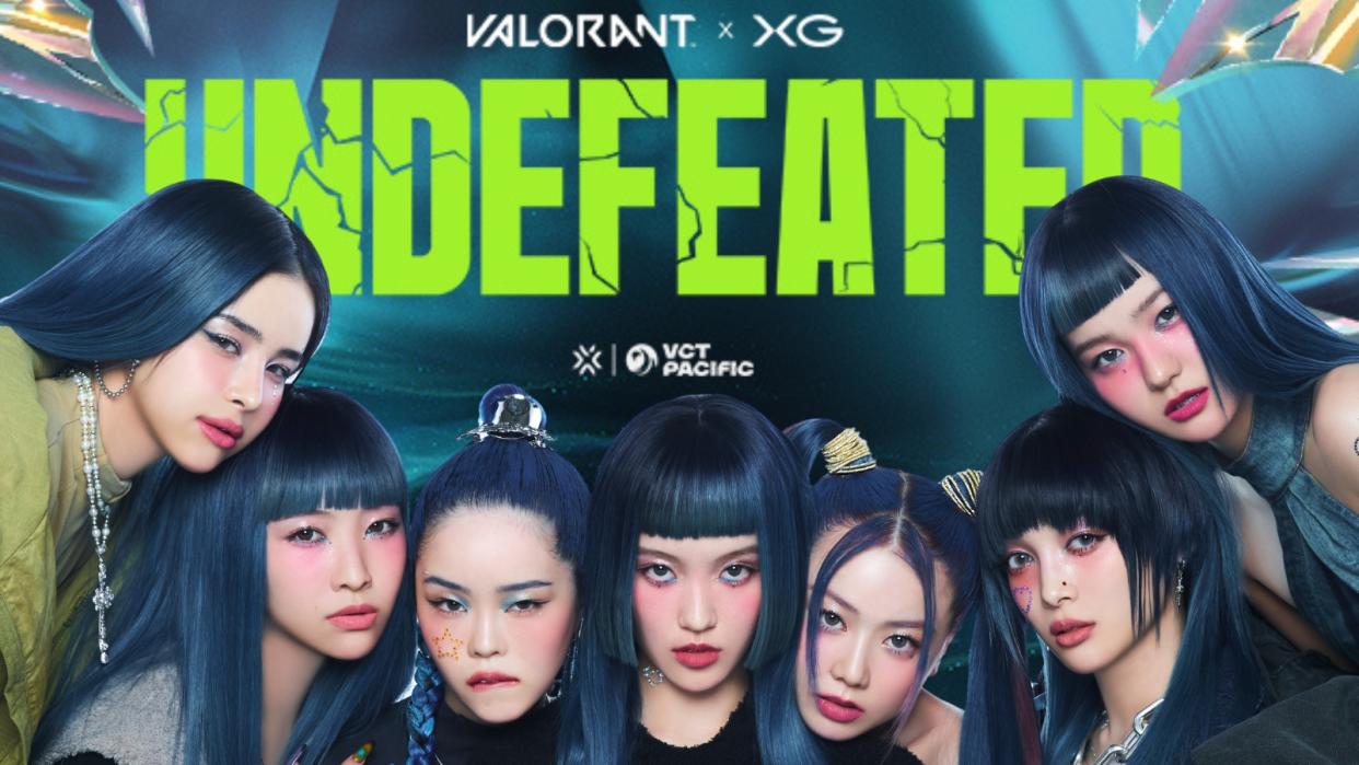 UNDEFEATED is VCT Pacific 2024's theme song, in collaboration with popular girl group XG. (Photo: Riot Games, Xgalx)