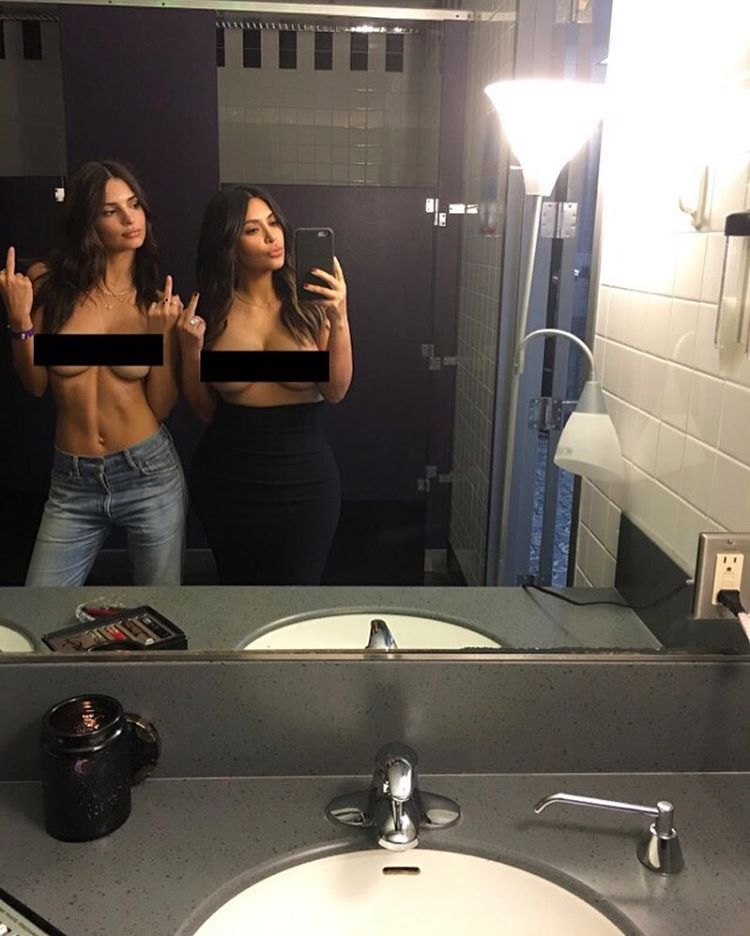 Y tras salir en la defensa de la esposa de Kanye West, ellas se conocieron y posaron para otro selfie.