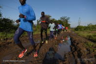<p>Refugees athletes are training for Rio’s Olympic Games in the forest near Ngong in the outskirts of Nairobi, Kenya. ; A group of athletic refugees are training in Kenya, hoping to qualify to compete at the 2016 Olympic Games which will be held in the Brazilian city of Rio de Janeiro. If they qualify, the athletes will go to the Games as part of team Refugee Olympic Athletes, which is supported by The International Olympic Committee. </p>
