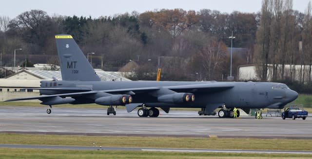 B-52 bomber at RAF Fairford