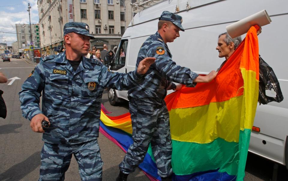 Poland Ukraine LGBT Rights (AP)
