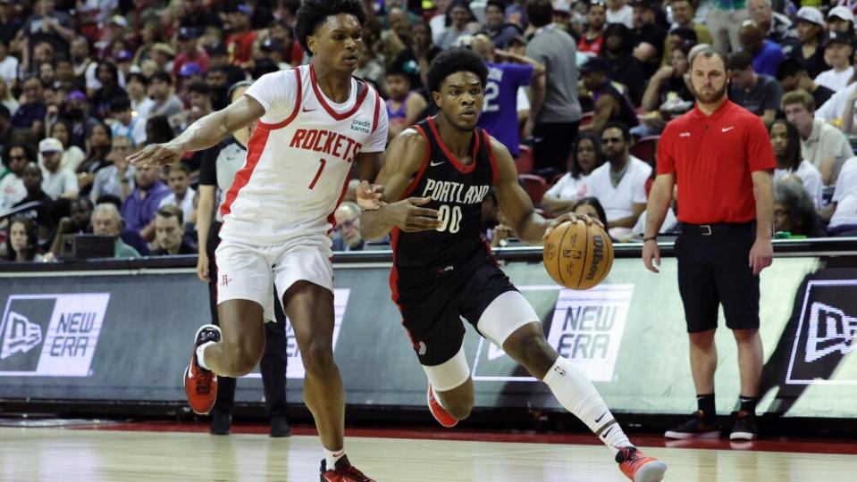 2023 NBA Summer League - Portland Trail Blazers v Houston Rockets