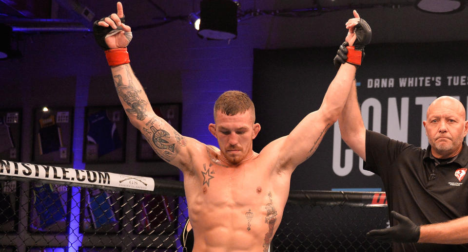 Austin Vanderford signed with Bellator after not being signed by the UFC despite a victory in “Dana White’s Tuesday Night Contender Series” last summer. (DWTNCS LLC)