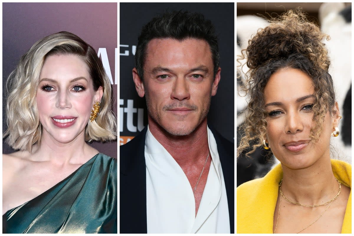 Celebrities including Katherine Ryan, Luke Evans and Leona Lewis have revealed to The Standard their New Year's resolutions (ES Comp)