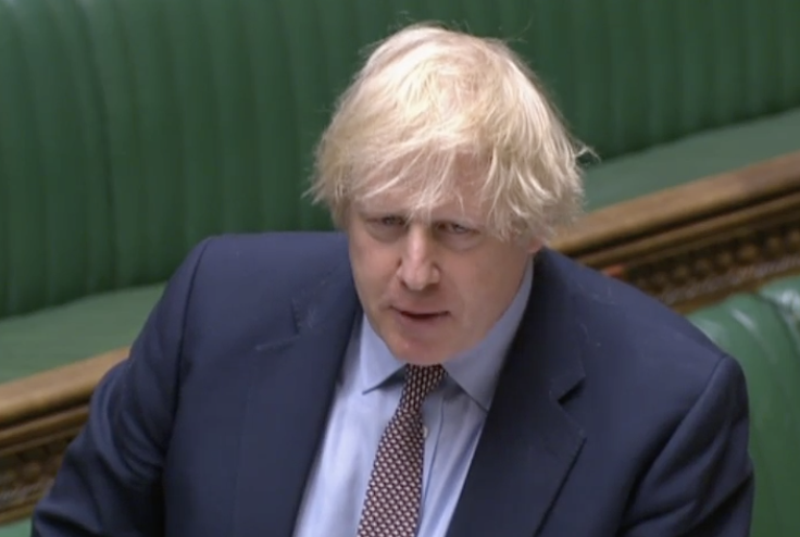 Boris Johnson at PMQs on Wednesday. (Parliamentlive.tv)