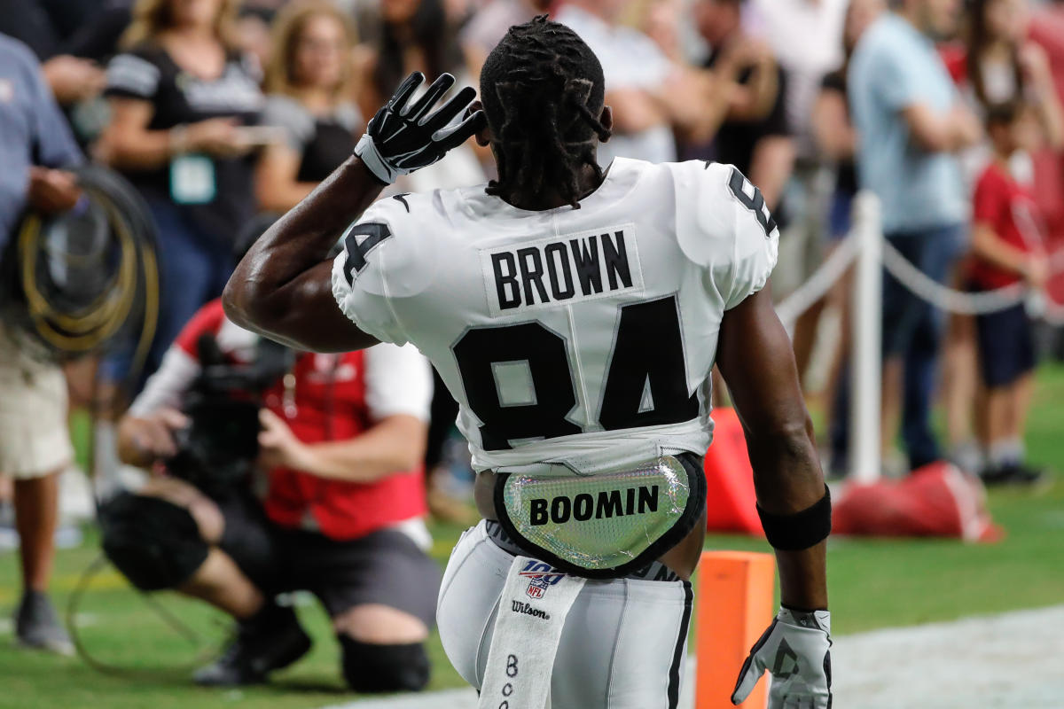 Antonio Brown Raiders jersey is now a reality and it's beautiful - Silver  And Black Pride