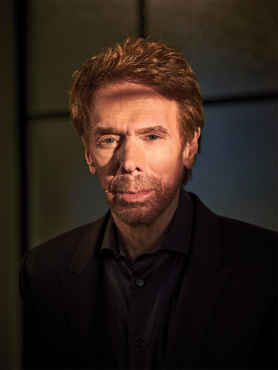 Jerry Bruckheimer, 79, poses for a portrait at the headquarters of his company, “Jerry Bruckheimer Films Inc.” in Santa Monica on November 23, 2022.