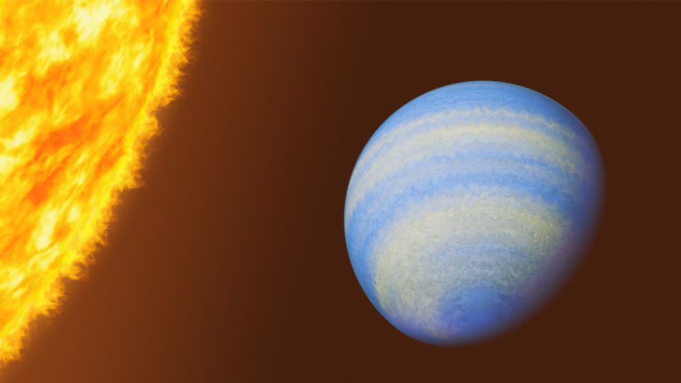 The planet orbits very close to its parent star, giving it scorching surface temperatures. - Roberto Molar Candanosa/Johns Hopkins University