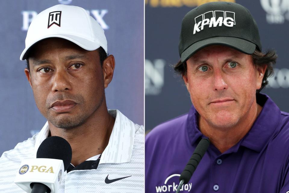 Tiger Woods and Phil Mickelson