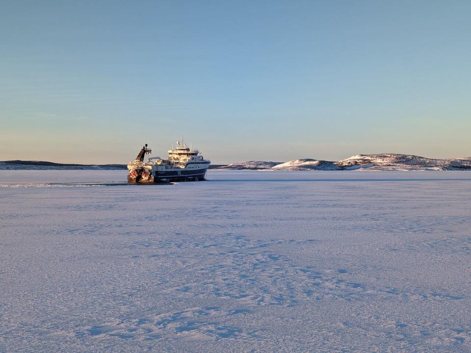 A large fishing trawler that was taking on water off the southern coast of Labrador has returned to St. John's safe and sound. (Submitted by Susan Keough - image credit)