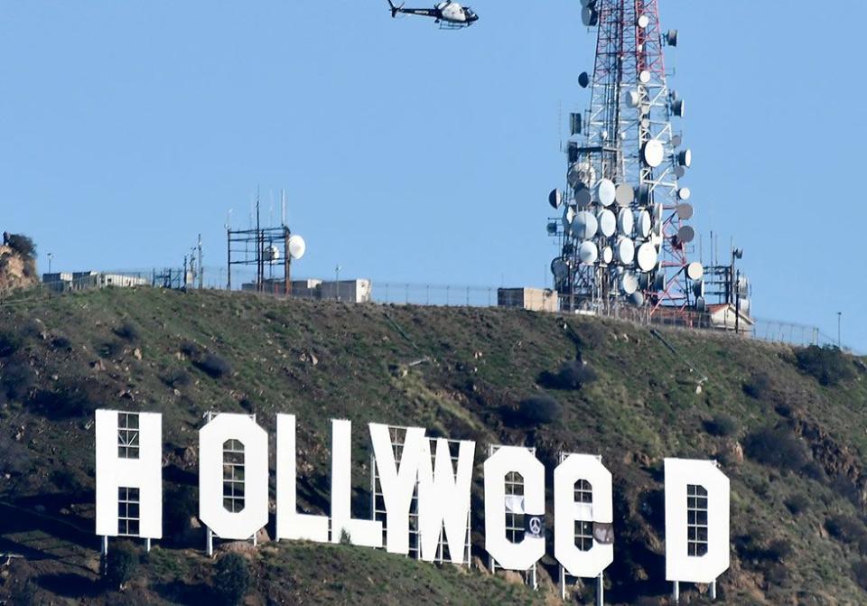 2017: Artist Changes the Iconic Hollywood Sign to "Hollyweed"