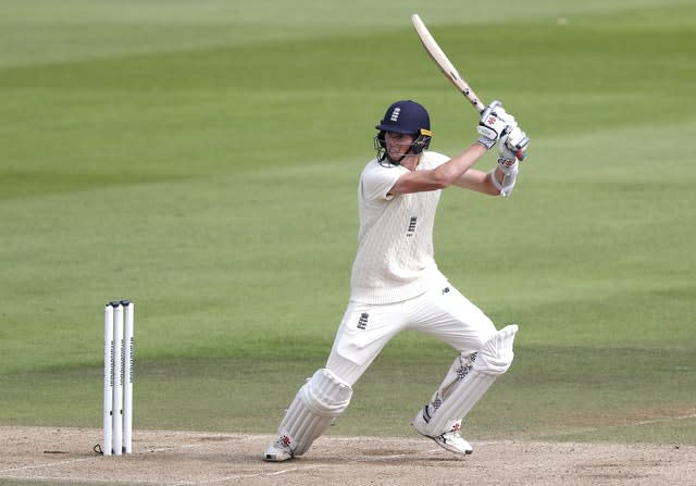 Zak Crawley made an eight-ball duck on his return to first-class cricket (Alastair Grant/PA)