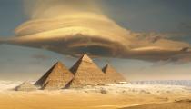 <p>When it was built <a href="https://www.guinnessworldrecords.com/world-records/tallest-pyramid/" rel="nofollow noopener" target="_blank" data-ylk="slk:over 4,500 years ago;elm:context_link;itc:0;sec:content-canvas" class="link ">over 4,500 years ago</a>, the pyramid of Khufu stood at 481 feet tall. But over the years, erosion has caused the pyramid to shrink down a bit. It now stands at 451 feet tall.</p>