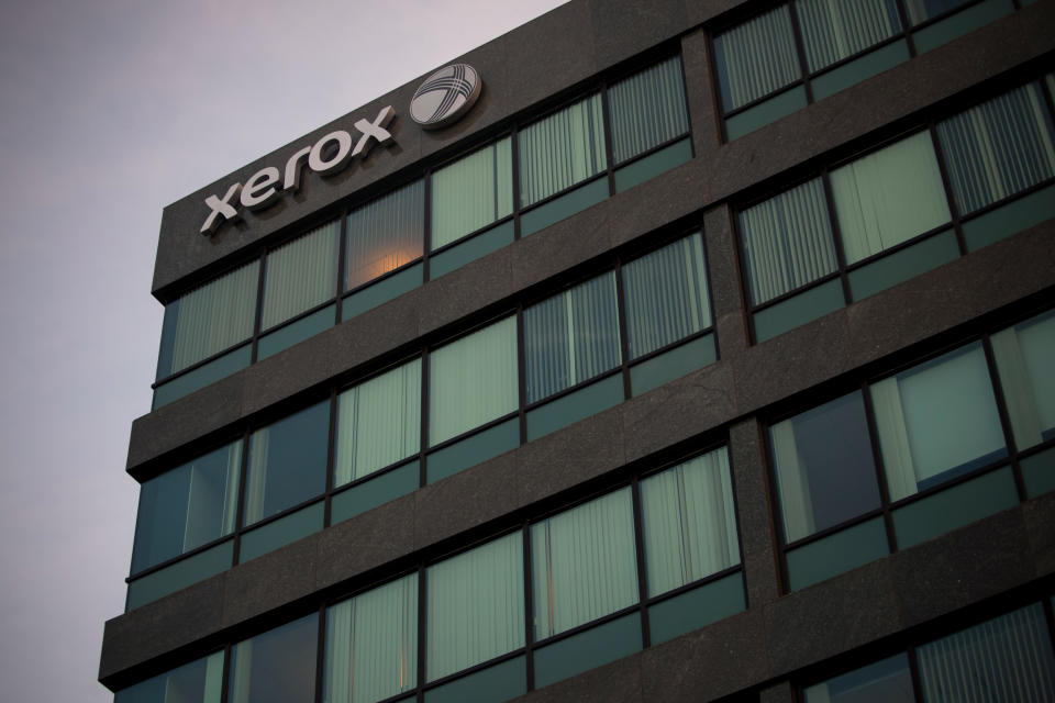 Xerox Corp. headquarters in Norwalk, Conn., on Jan. 5, 2017. (Michael Nagle / Bloomberg via Getty Images)