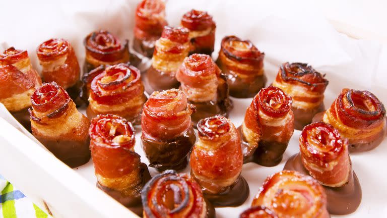 Bacon Chocolate Roses
