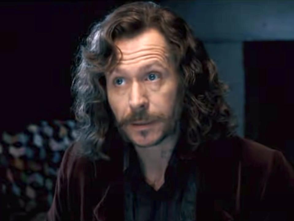 Gary Oldman as Sirius Black in "Harry Potter and the Order of the Phoenix."