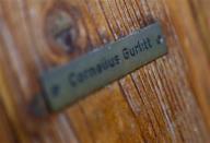 File photo of the name plate on the house of art collector Cornelius Gurlitt in Salzburg November 6, 2013. REUTERS/Dominic Ebenbichler/Files