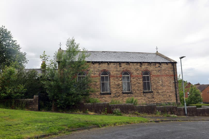 The derelict Ebenezer Chapel in Prudhoe.