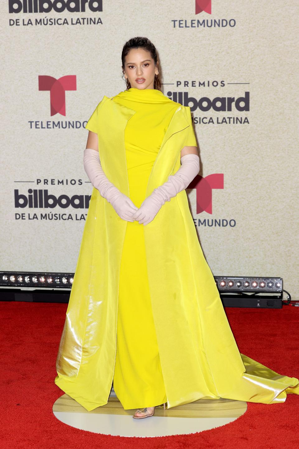 Rosalía attends the 2021 Billboard Latin Music Awards.