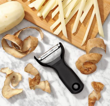 Buying a good Y-shaped peeler has really sped up my vegetable prep