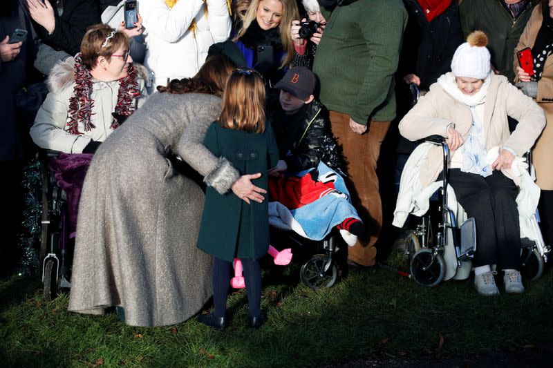 Royal Family's Christmas Day service on the Sandringham estate in eastern England