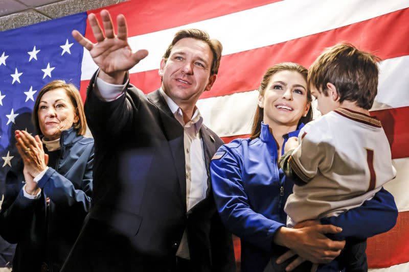 Ron DeSantis has dropped out of the 2024 presidential race and endorsed former President Donald Trump. File Photo by Tannen Maury/UPI