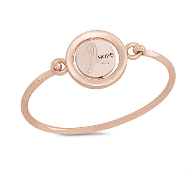 Carolee Breast Cancer Research Foundation Word Play Double Take Bangle