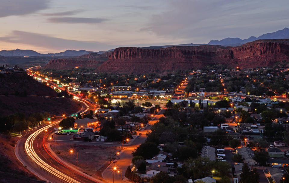 Canyons beyond St. George, UT.