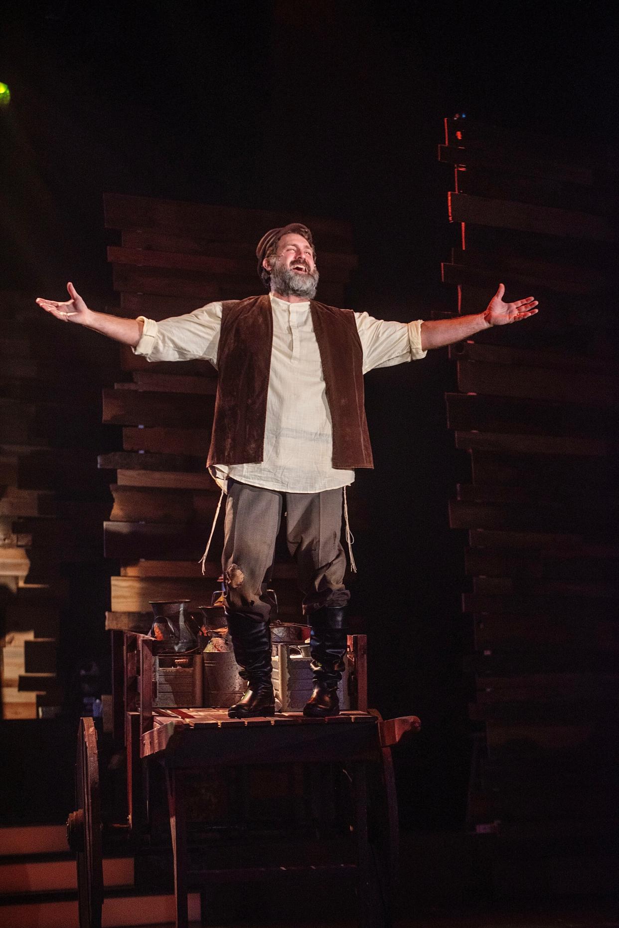 The cast of 'Fiddler on the Roof' at the Historic Savannah Theatre, running through Nov. 19.