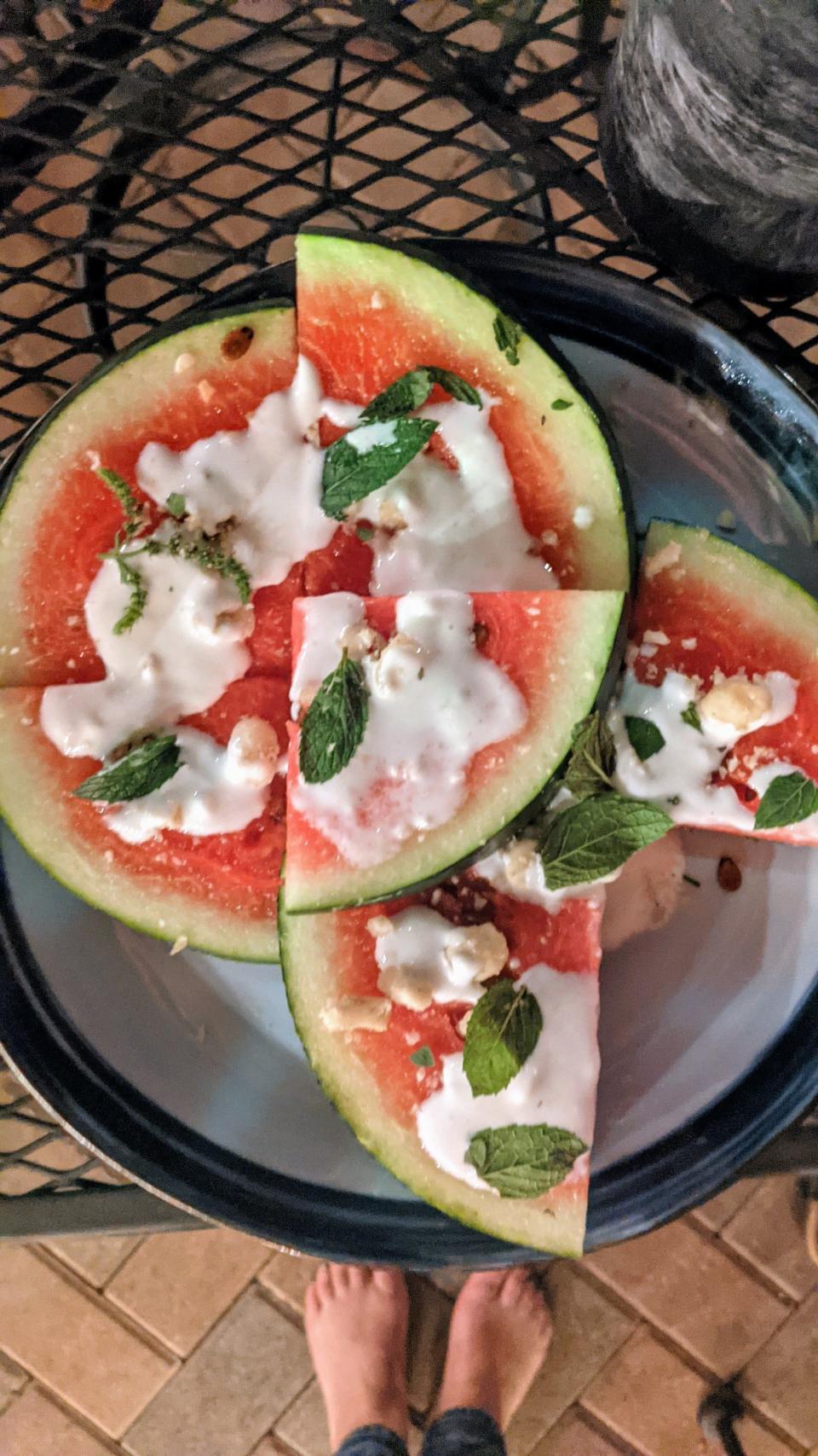 Watermelon dessert ‘pizza,' a recipe by Joe Merchanthouse, will take your summertime dessert game to a whole new level.