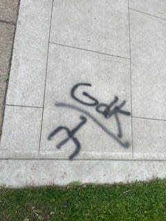 Framingham police are investigating a vandalism incident that occurred Tuesday afternoon at Veterans Memorial Park on Tuesday.