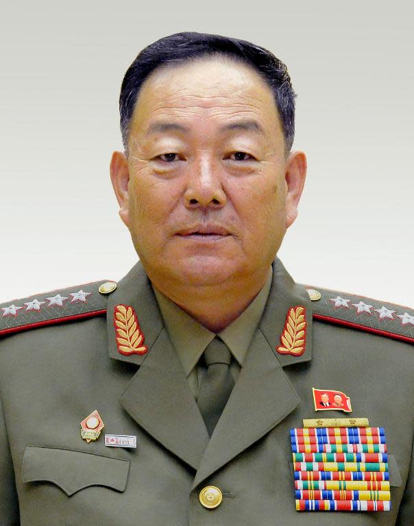 North Korean Defense Minister, Hyon Yong-Chol, pictured in Pyongyang, in September 2014