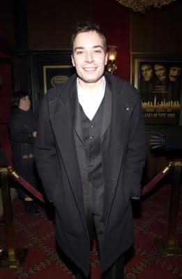 Jimmy Fallon at the New York premiere of Miramax's Gangs of New York