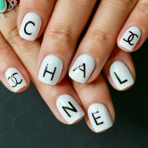 <p>Use your nails as literal sheets of paper and express yourself in 10 characters or less. </p><p><a href="https://www.instagram.com/p/Bs9IrZ0gl4f/" rel="nofollow noopener" target="_blank" data-ylk="slk:See the original post on Instagram;elm:context_link;itc:0;sec:content-canvas" class="link ">See the original post on Instagram</a></p>