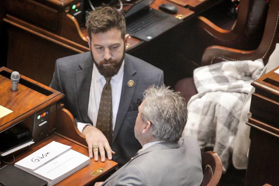 State Rep. Gil Gatch during a House of Representatives session in Columbia, S.C. on Tuesday, March 14, 2023. (Travis Bell/STATEHOUSE CAROLINA)