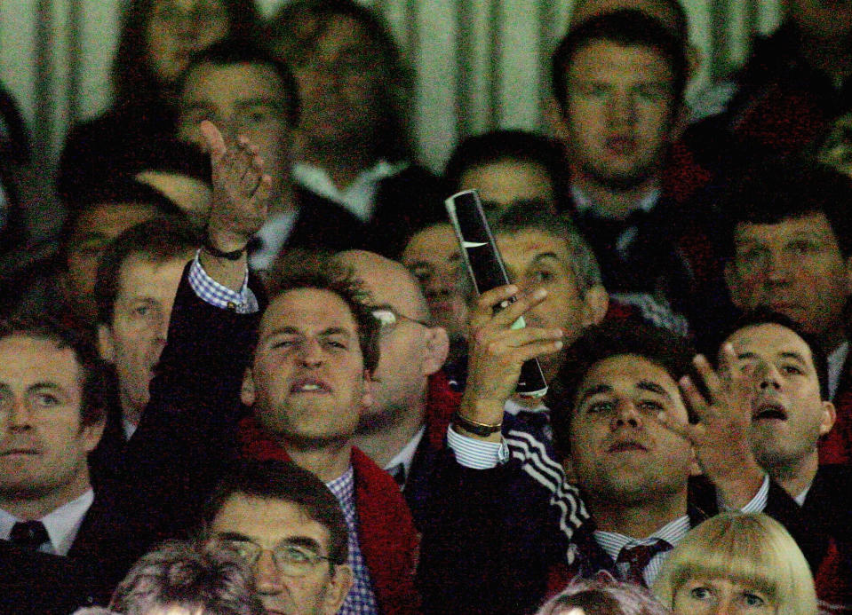 <p>William couldn't help but show his passion at this moment in the match between the British and Irish Lions and the New Zealand All Blacks in July 2005. (Getty Images)</p> 