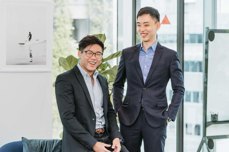 Sealed Network co-founders Benjamin Lee (left) and Leo Wen Ge.(PHOTO: Sealed Network)
