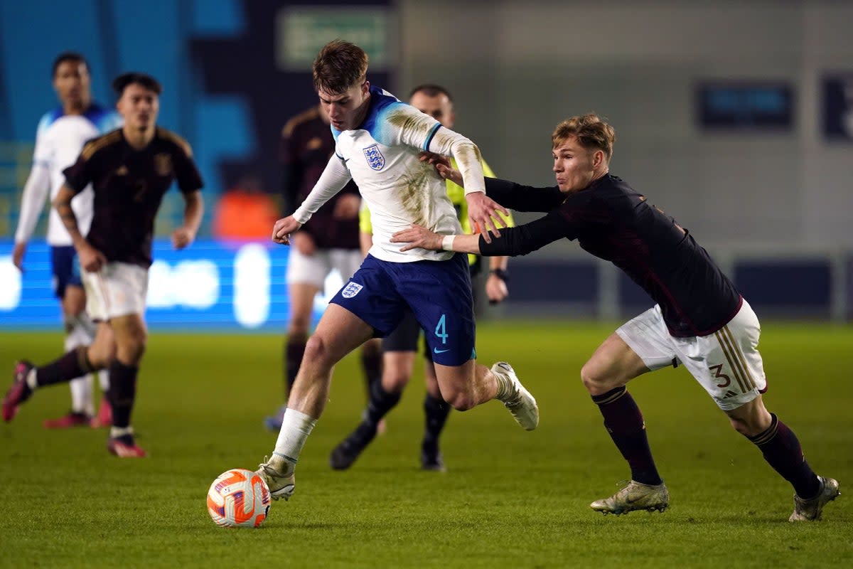 Alex Scott in action for England Under-20s (Martin Rickett/PA) (PA Wire)