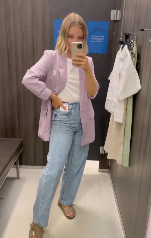 Aussie stylist Jessica Allen in kmart jeans