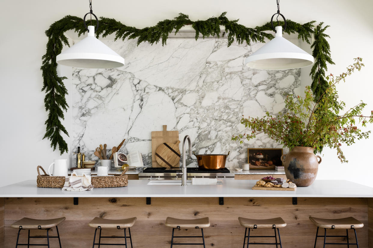  A Studio McGee designed Christmas kitchen. 