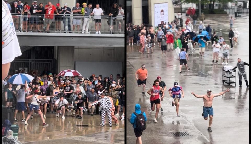 Drunk People Sprint Racing Is the Only Action Happening at Indy 500 photo