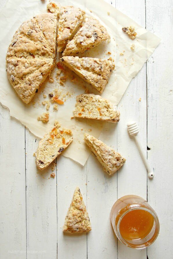 Irish Fruit and Oatmeal Scones