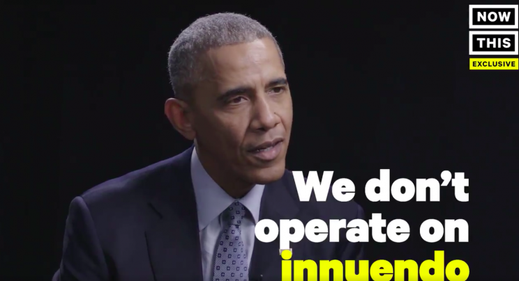 President Obama. (Screenshot: NowThis News/Twitter)