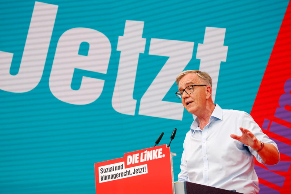 Dietmar Bartsch auf dem Linken-Parteitag im Juni (Bild: REUTERS/Michele Tantussi/Pool)