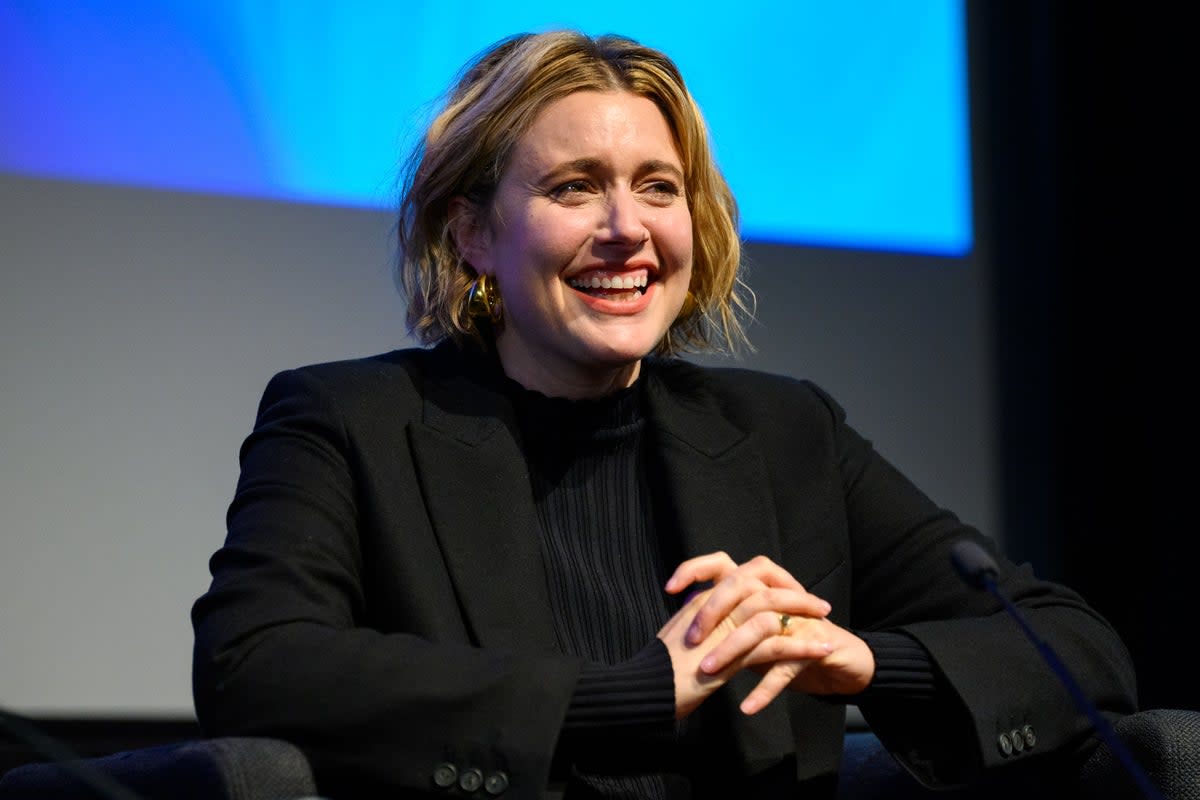 Greta Gerwig during the Greta Gerwig Screen Talk at the 67th BFI London Film Festival om Sunday (Getty Images for BFI)