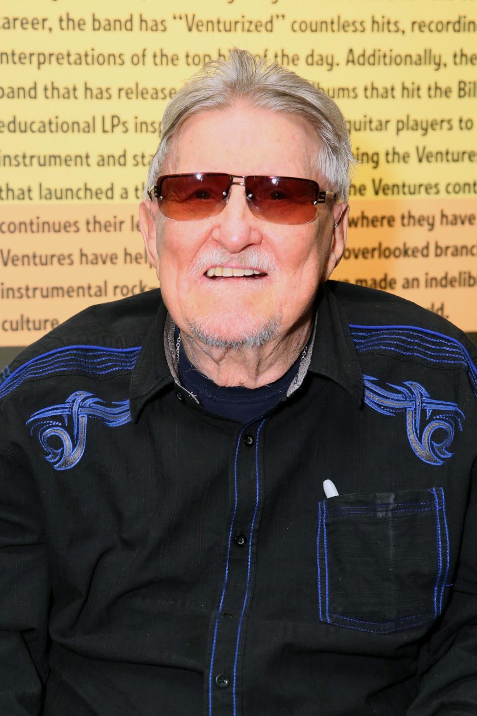 Don Wilson attends a reception celebrating The Ventures at the Grammy Museum in LA in 2020.