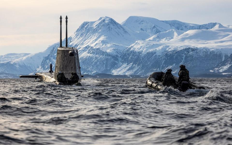 The Surveillance and Reconnaissance Squadron exercises at Lyngan Fjord, Norway -  LPhot Johnson/Royal Navy